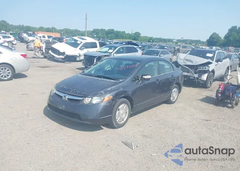 2007 Honda Civic Hybrid из США, поврежденный, VIN JHMFA36217S003049